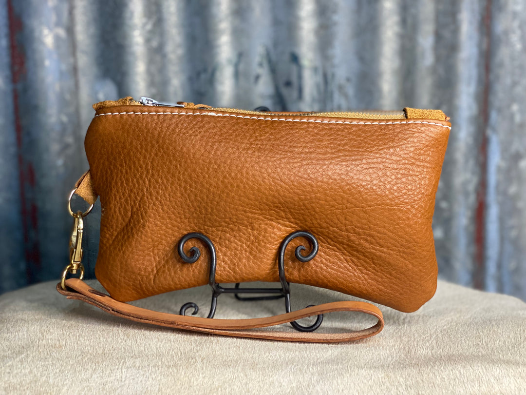 Ladies Clutch In Tan